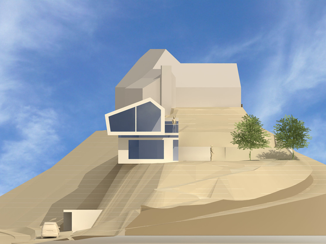 Modell eines Wohnhauses
