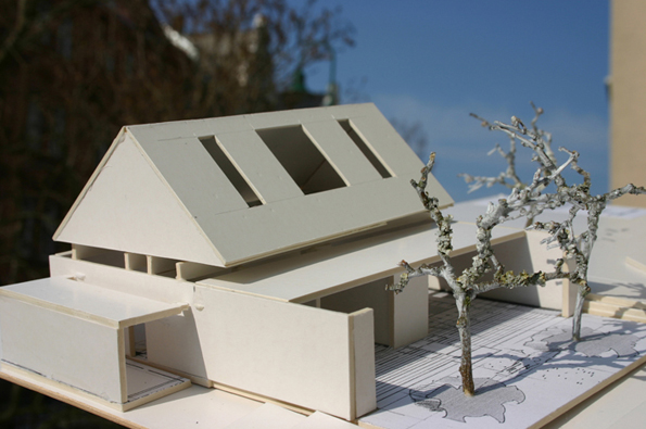 Modell des Wohnhauses Kärnbach