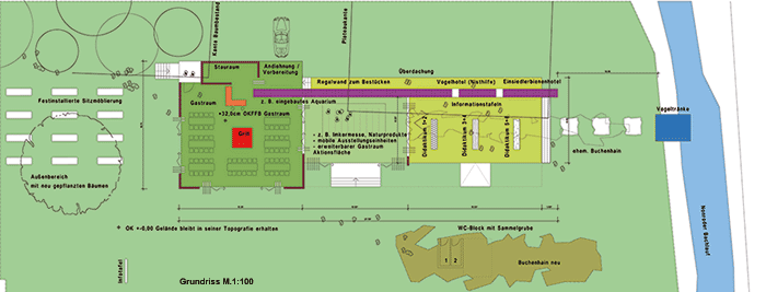 Plan des Naturhauses Trautmann