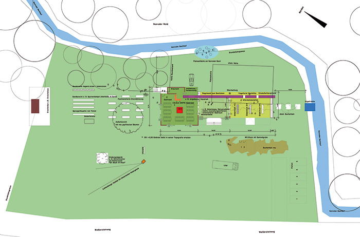 Plan des Naturhauses Trautmann