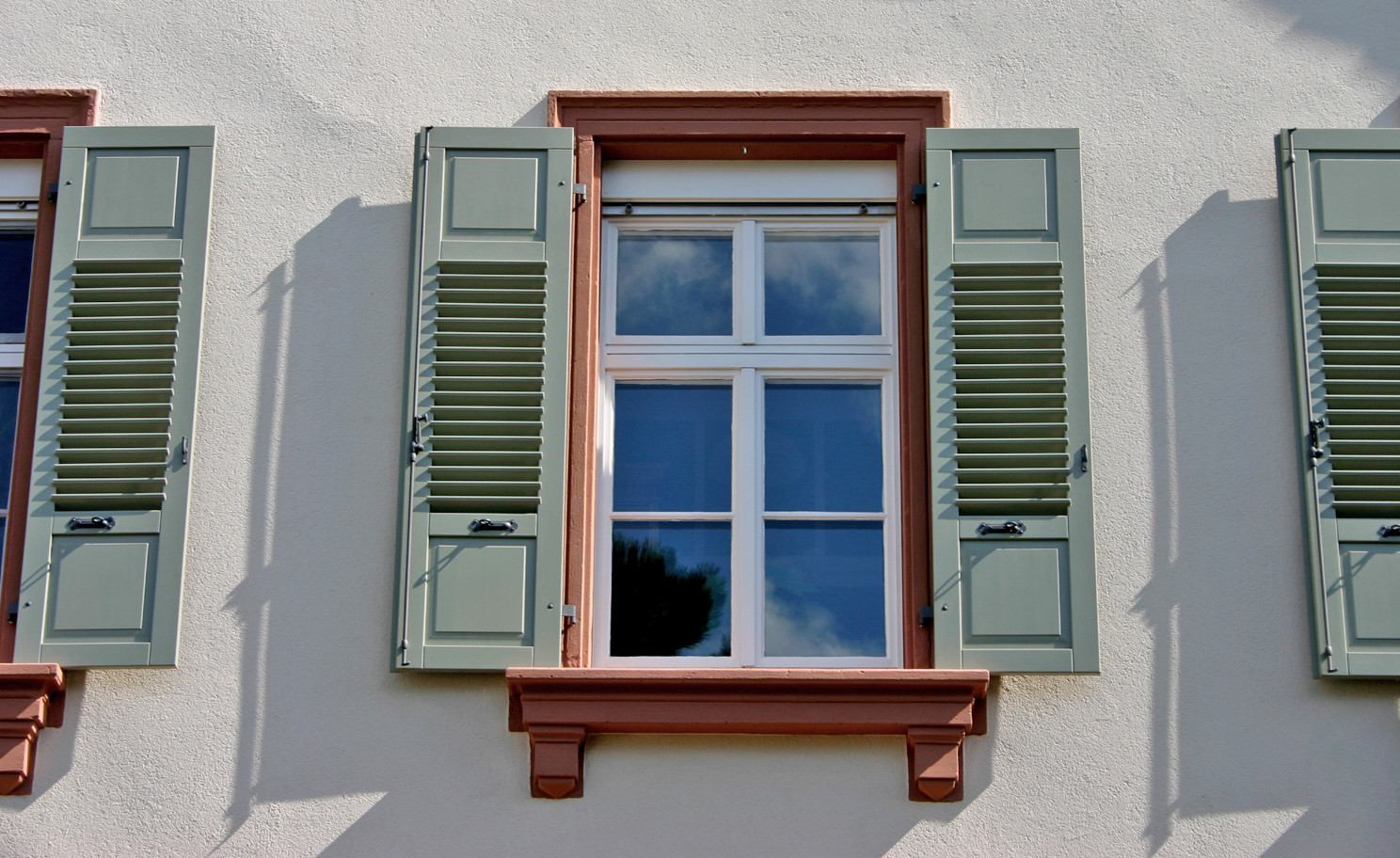 Foto eines Fensters des Pfarrhauses Otzberg